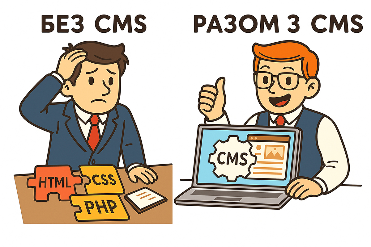 Переваги CMS системи