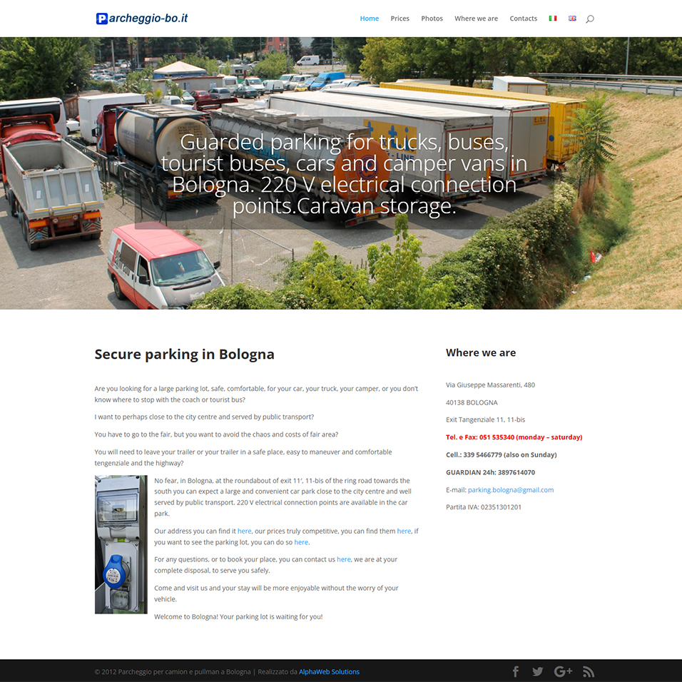 Parcheggio Massarenti - Sito WordPress SEO #1 Google