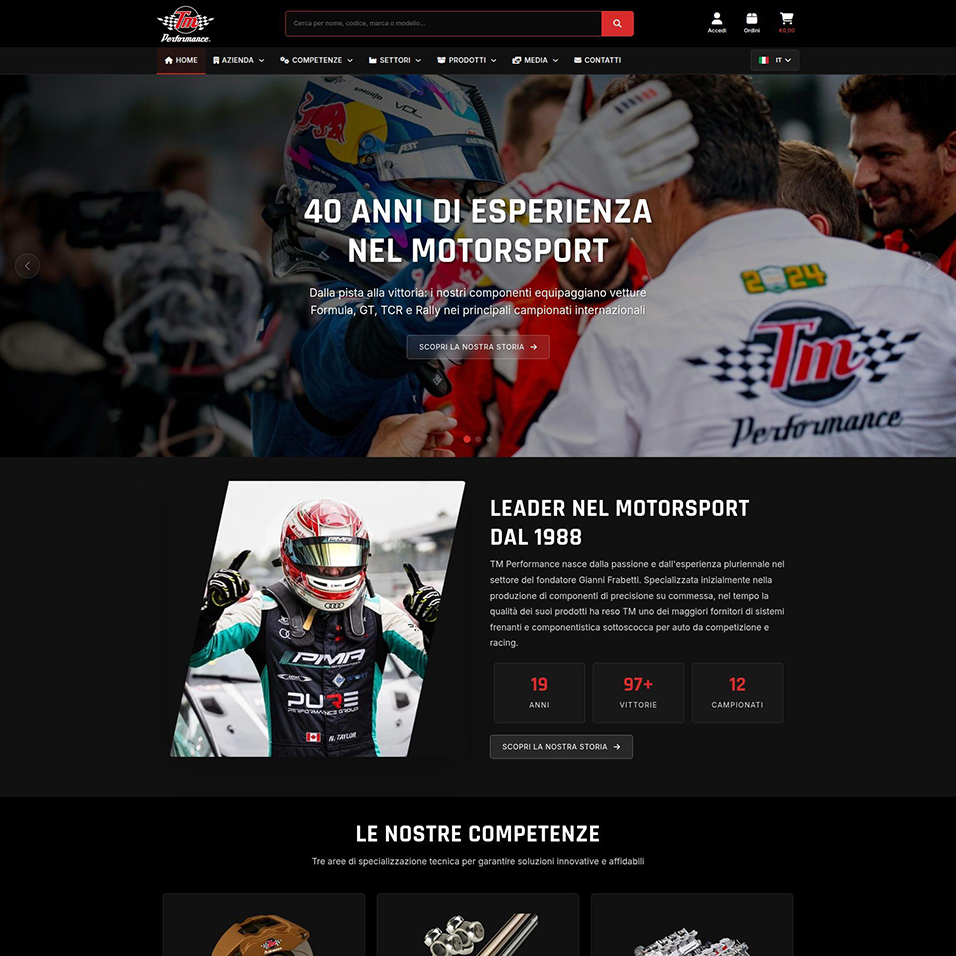 TM Performance - Componentistica Motorsport dal 1998