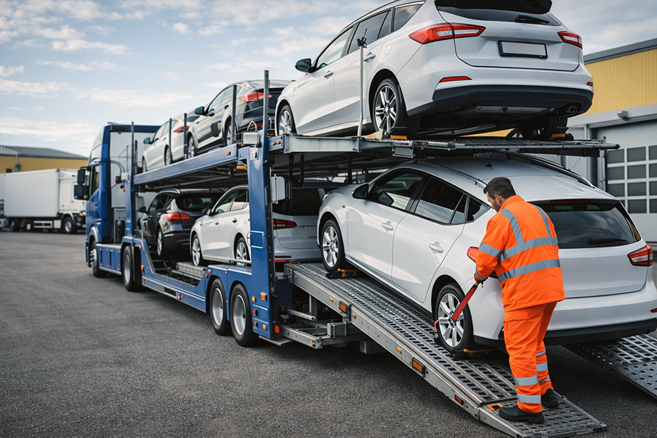 Piattaforma trasporto veicoli Europa